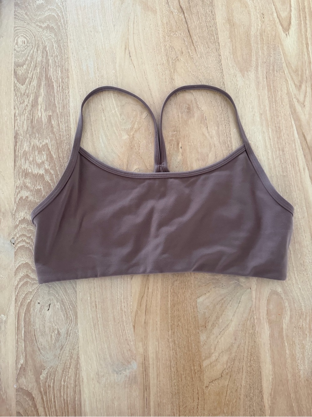 Vuori All the Feels Sports Bra- large, Brown Taupe